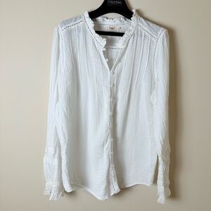 Faherty Brand Willa Top White Size Large